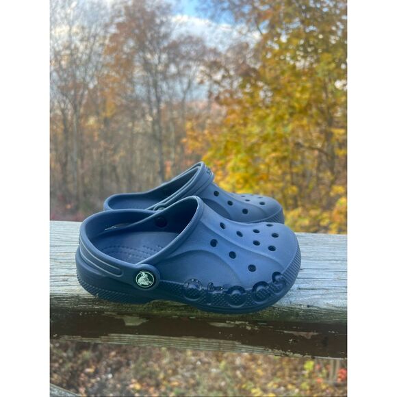 Crocs Kids' Baya Clog Navy Sz 1 Youth - Picture 2 of 8